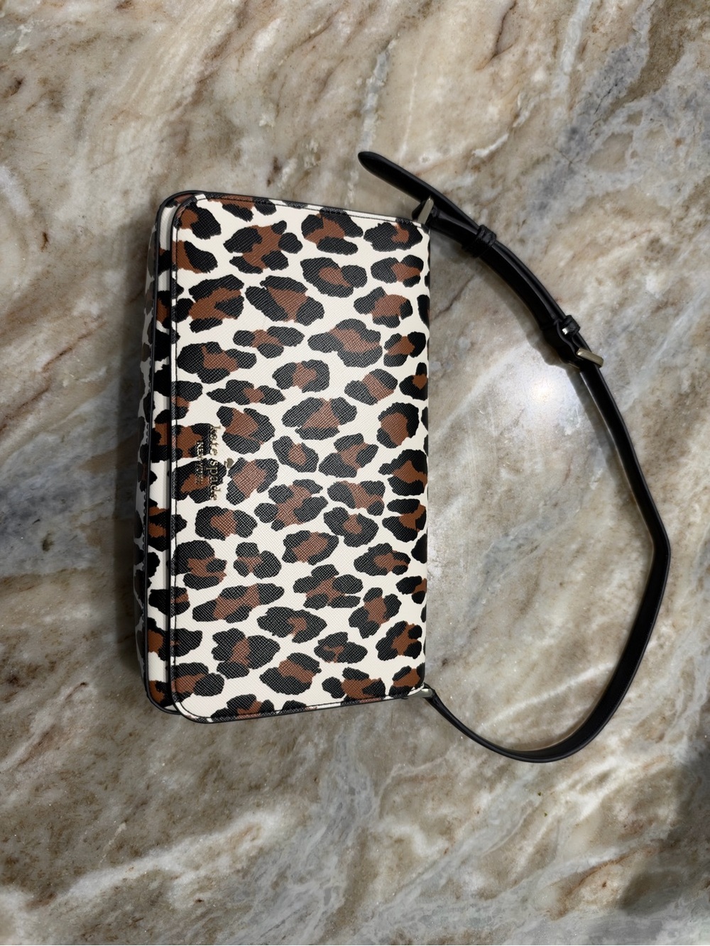 Kate Spade Leopard Print Crossbody Bag - Brown/Black